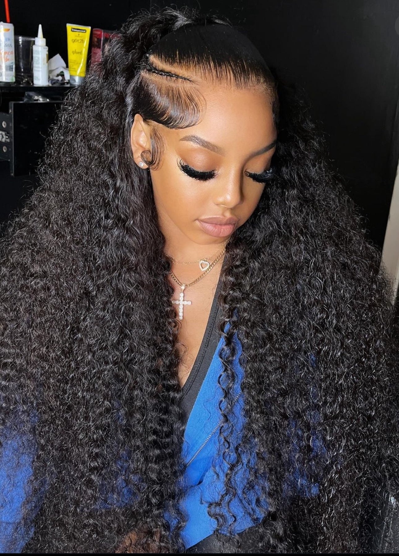 13x6 Curly Frontal Wigs HD 200% Density